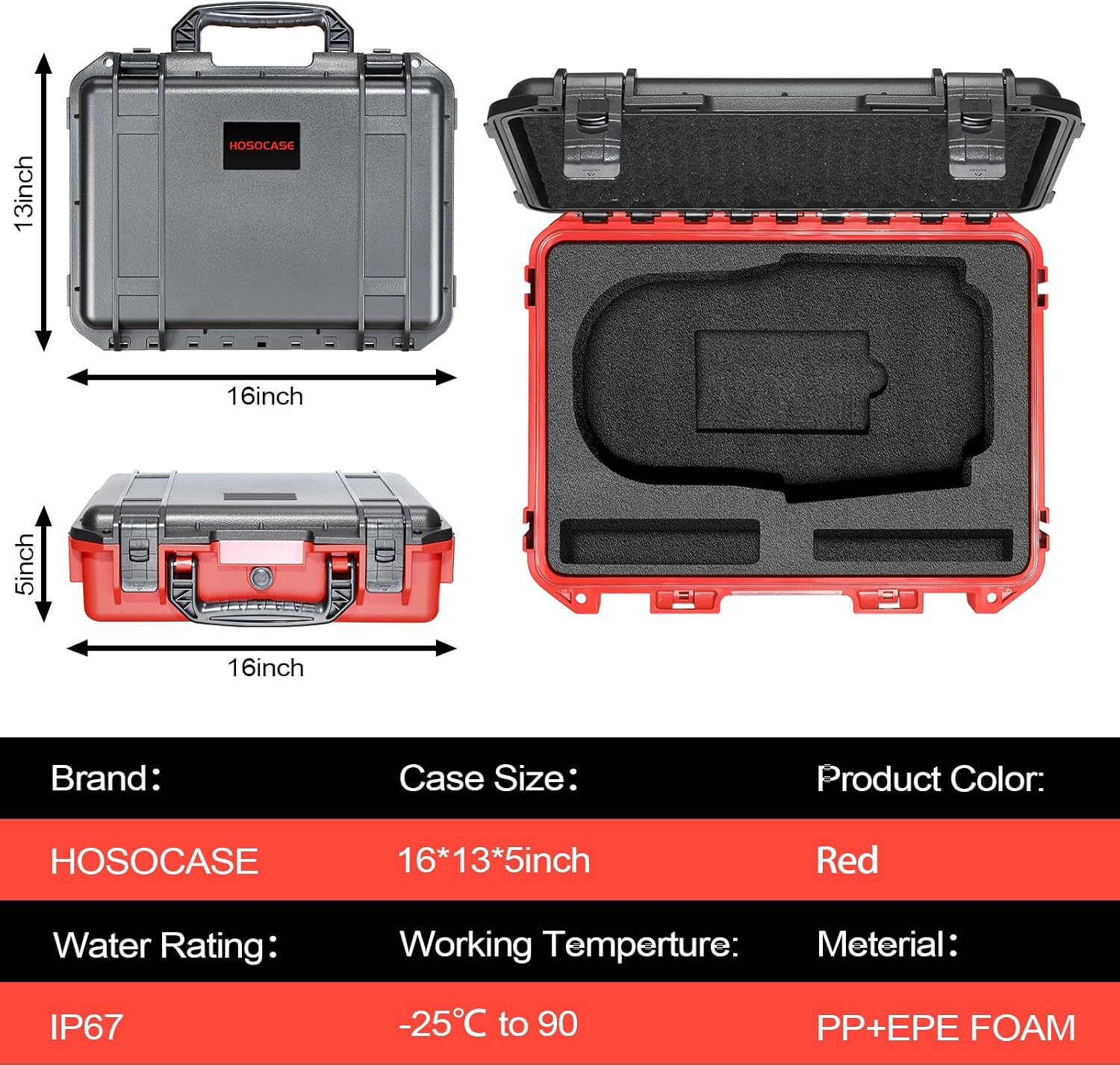Hard Case for NOCO Boost GB150 – Waterproof Storage for 3000A Jump Starter image 4