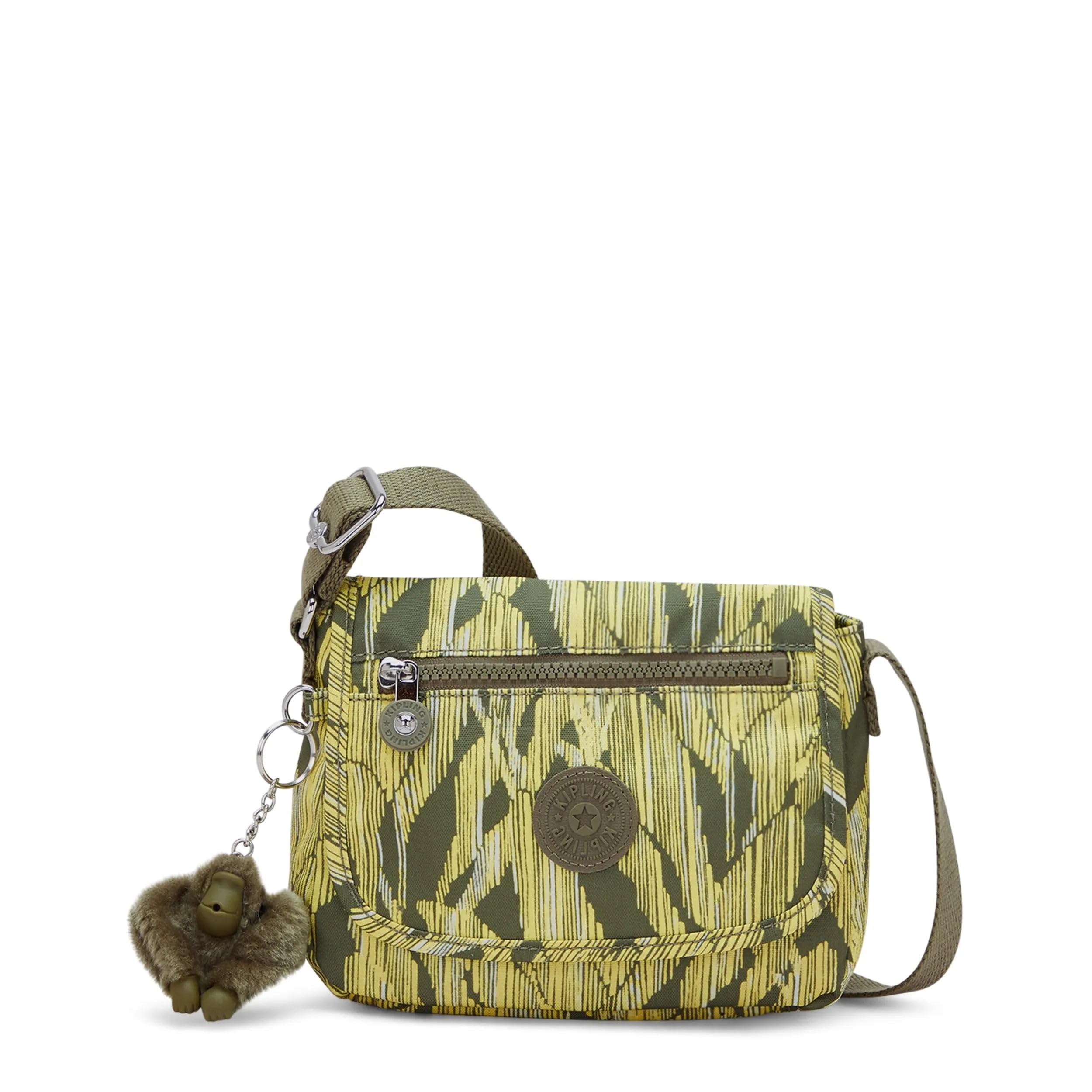 Kipling Sabian Crossbody Mini Bag, Sun Stripe Gräser, Medium