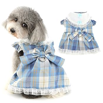 犬服 No.191 パンダとチェックわんぴ ハンドメイド 犬服 No.191 パンダとチェックわんぴ ハンドメイド