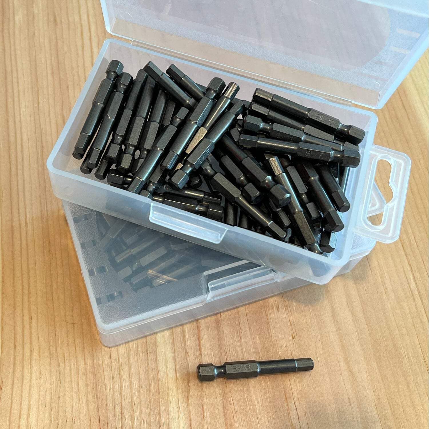 Hex Power Drill Bit, 3/16 inch, 2 inch Length (100)