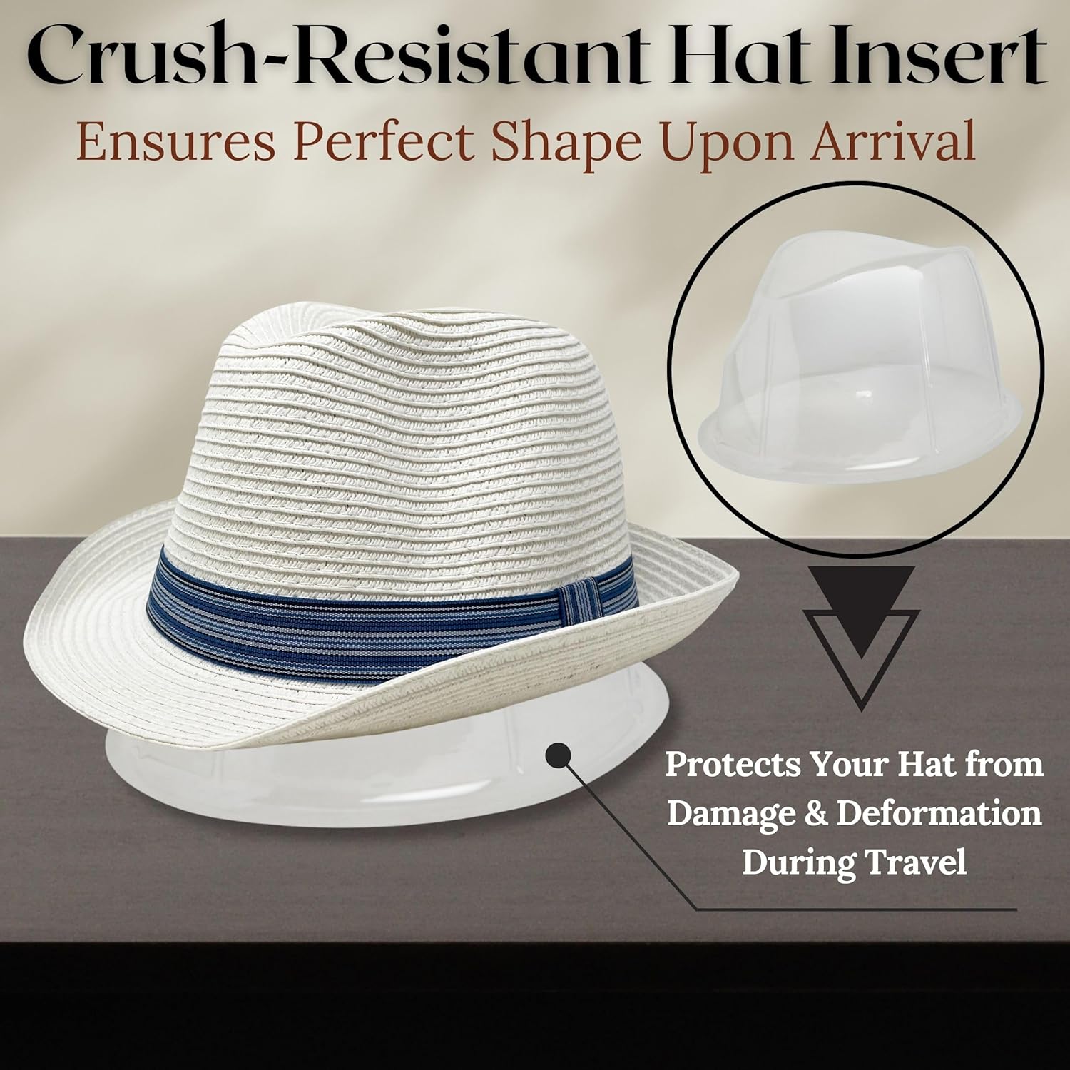 Funky Junque Straw Fedora Hat Beach Summer Short Brim Packable Sun Trilby Unisex UPF 50+ - Image 7