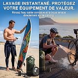 Tadomoe Electric Camping Shower 20L with Pump 2000 mAh, Green - 6