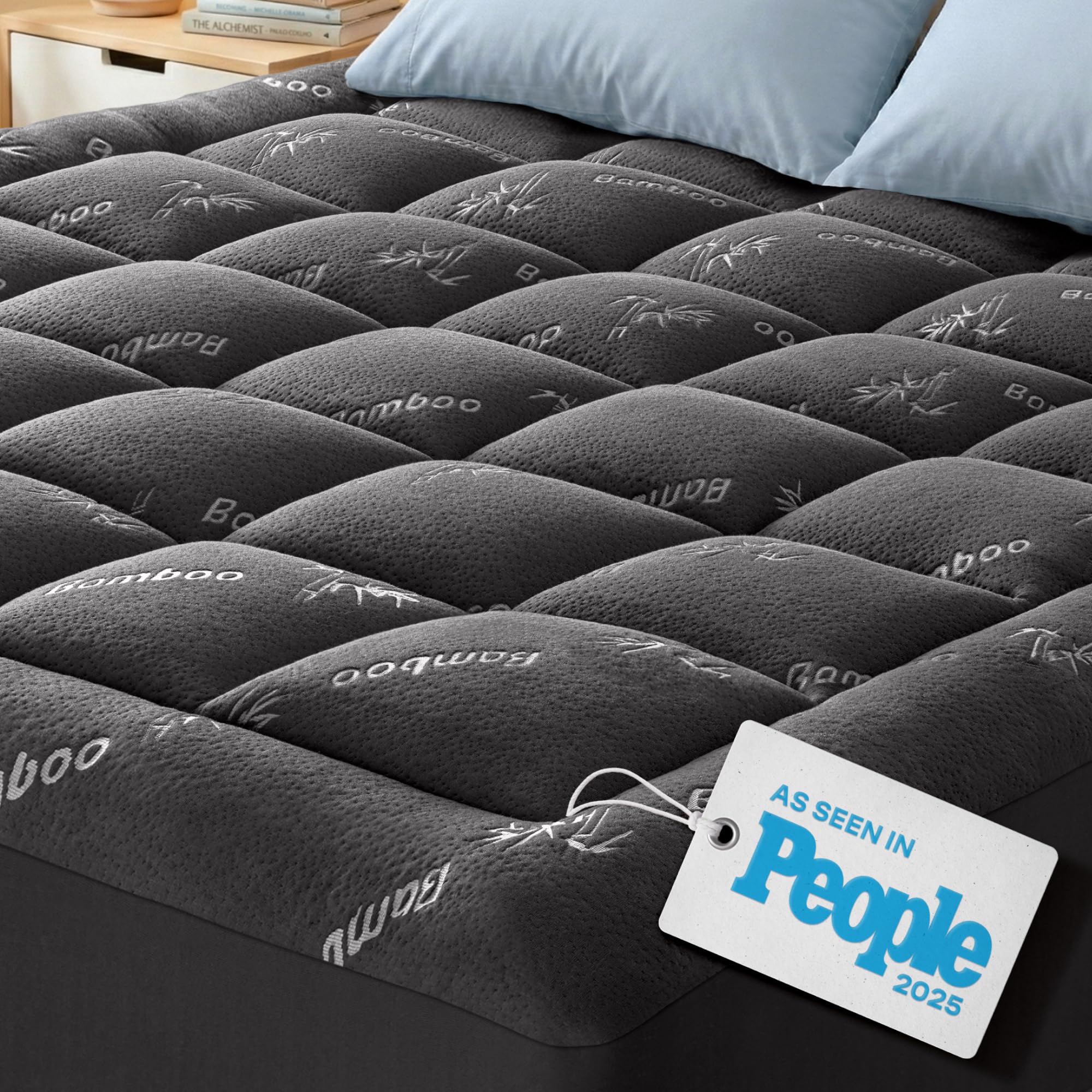 Bamboo Viscose Mattress Topper for Full Beds
