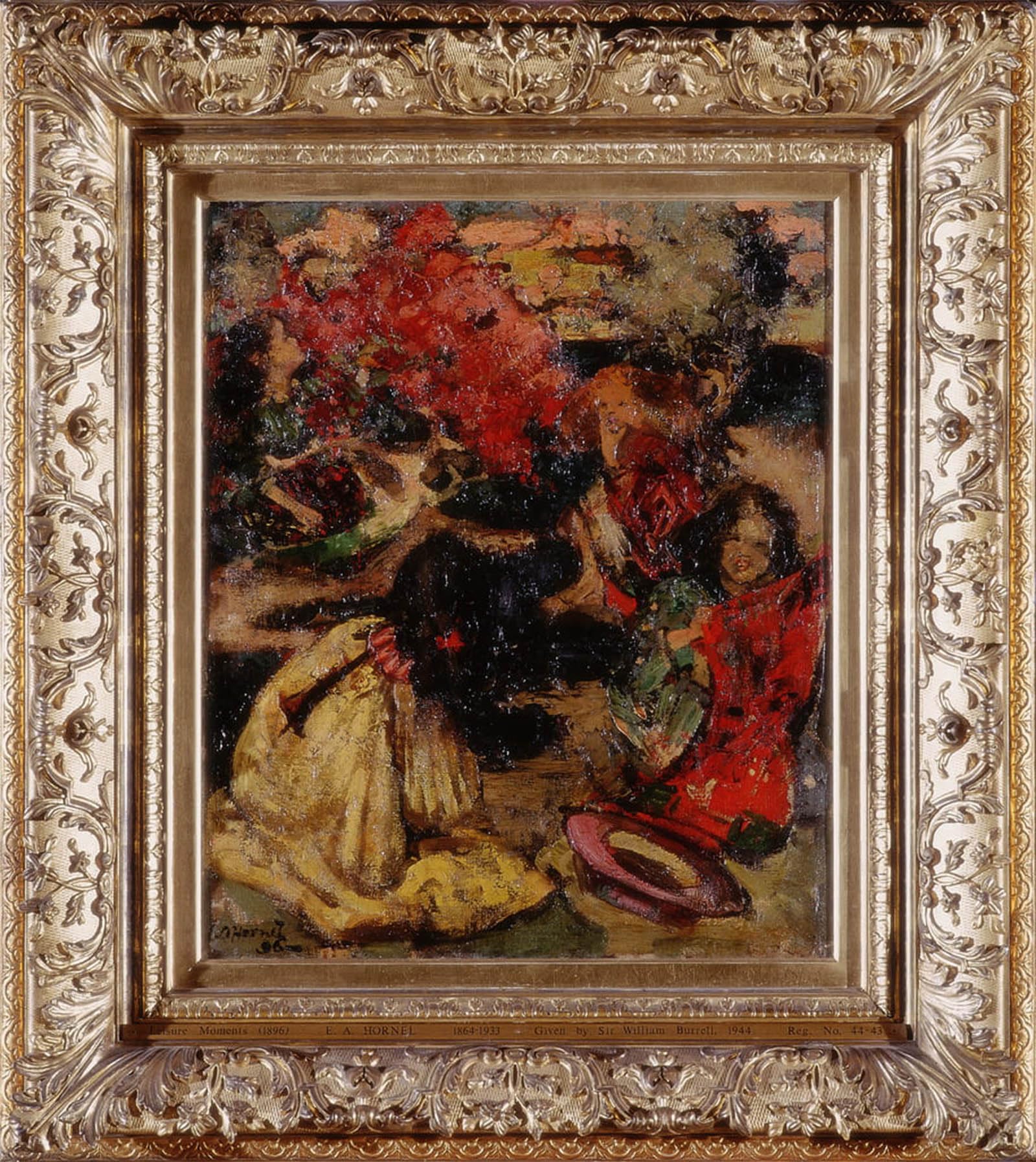 POSTERIIk Famous Print Pop Art Wall Art Graffiti Leisure Moments by Edward Atkinson Hornel Art Prints for Home Decor 60x90cm