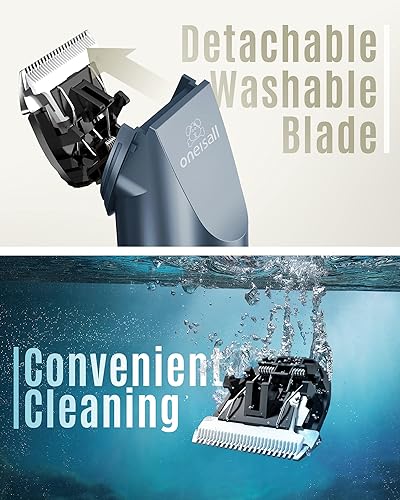 Vista 25 de ONEISALL - Cortadora para pelo eléctrico silencioso para perros y gatos Dorado