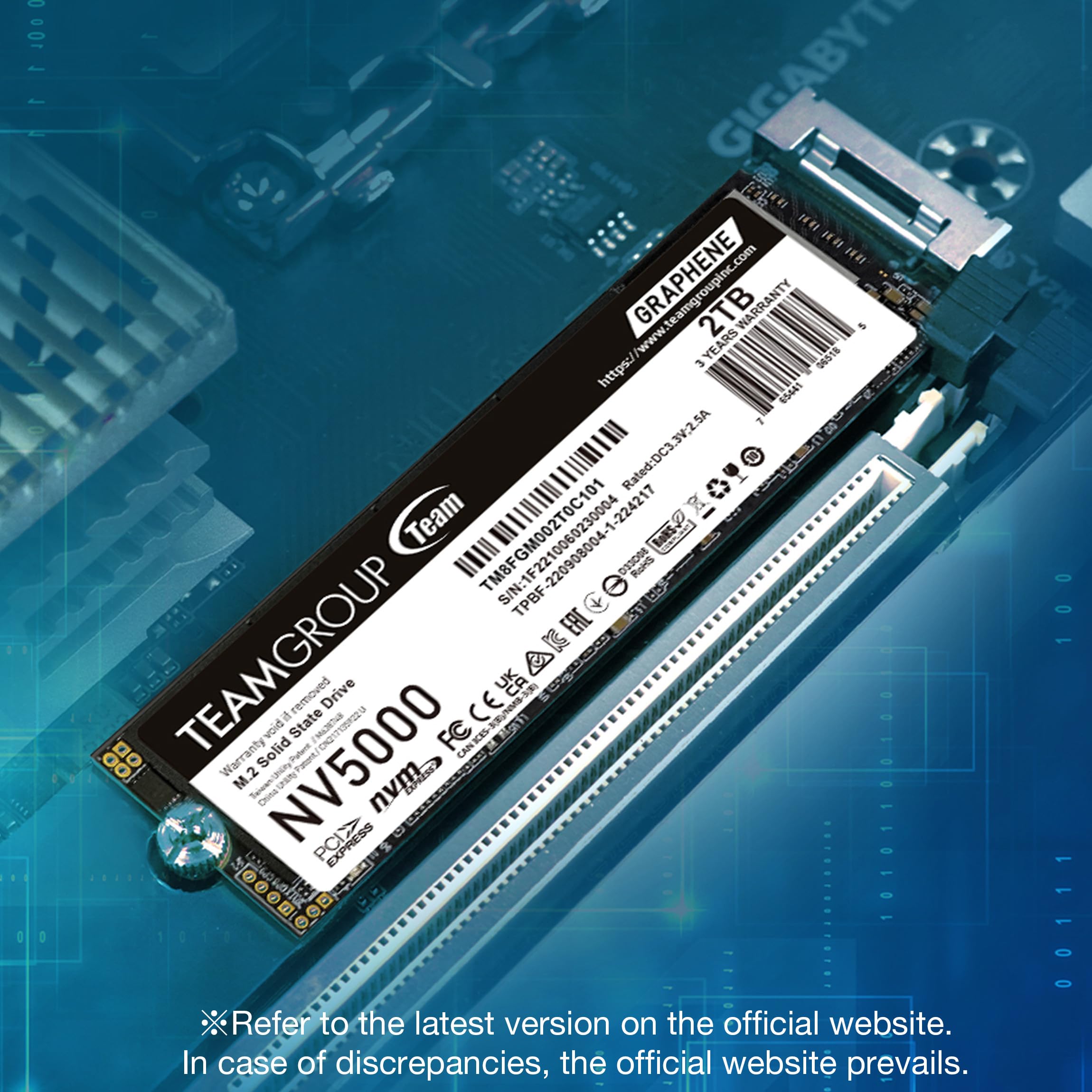 Amazon.com: TEAMGROUP NV5000 1TB SLC Cache NVMe PCIe Gen4x4 M.2