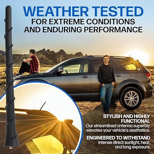 Miniatura 7 de Antena para Dodge Avenger, Dart, Durango, Journey, Nitro | Fiat 500 | Jeep Compass, Cherokee, Grand Cherokee, Liberty, Renegade | Chrysler 200 -