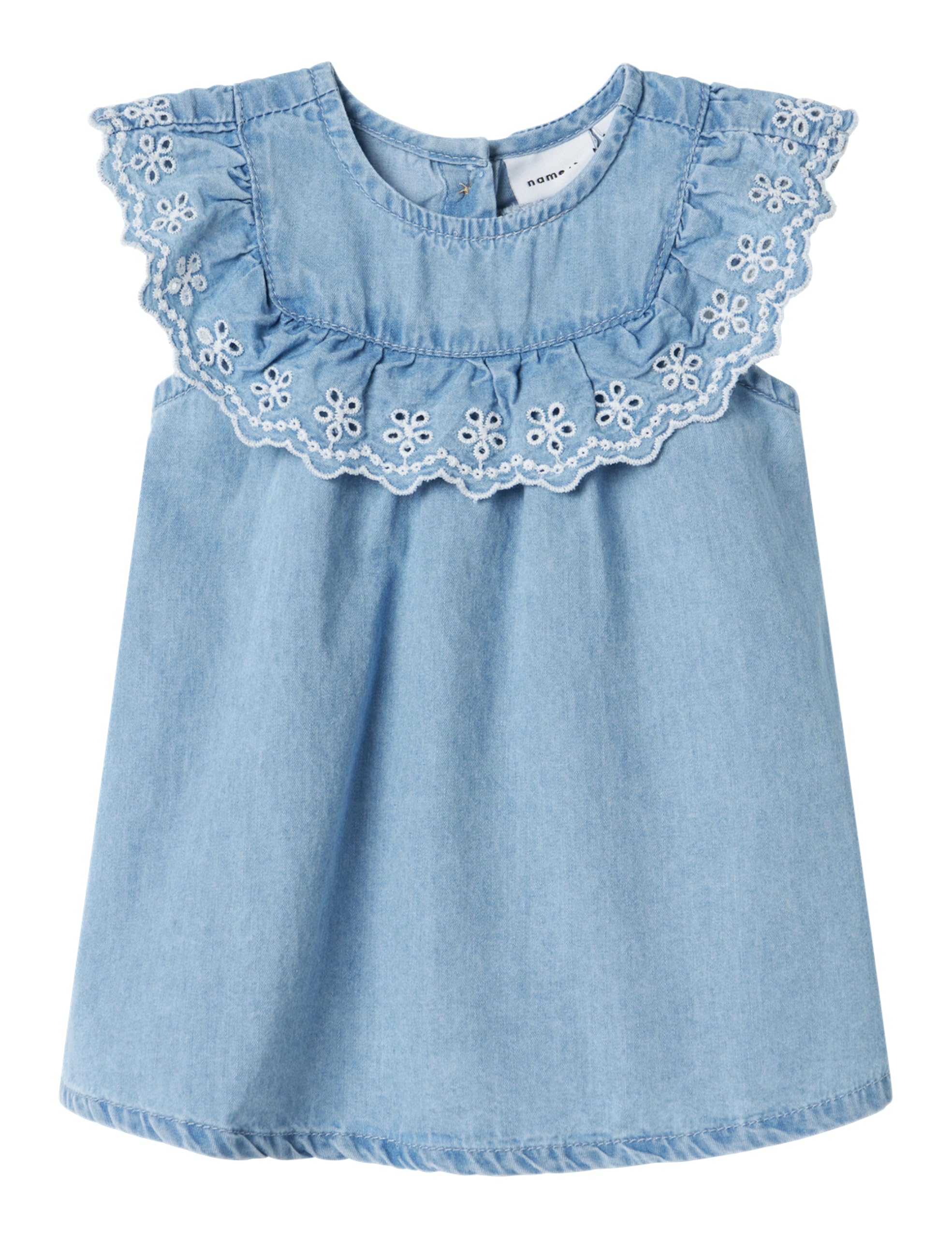 Nbfhera DNM Dress 3771-Yx H, jasnoniebieski (light blue denim), 74