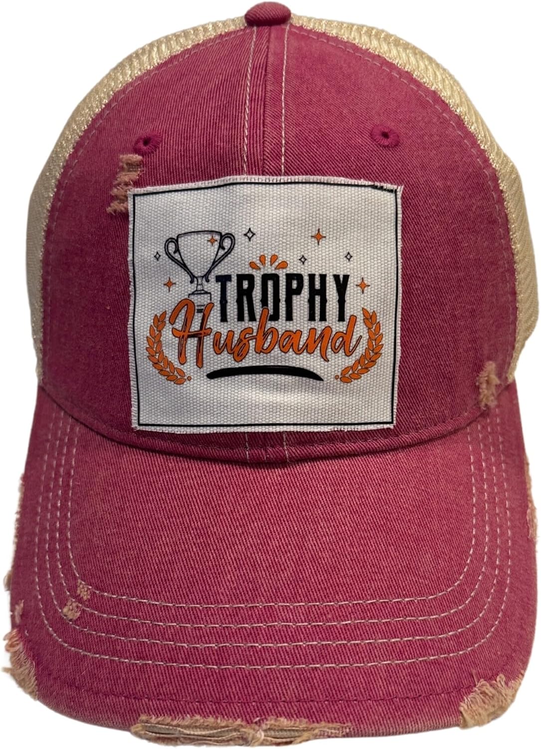 Popfizzy Funny Vintage Trucker Hats for Women and Men, Adult Humor Caps, Unisex Distressed Baseball Caps, Adjustable Snapback