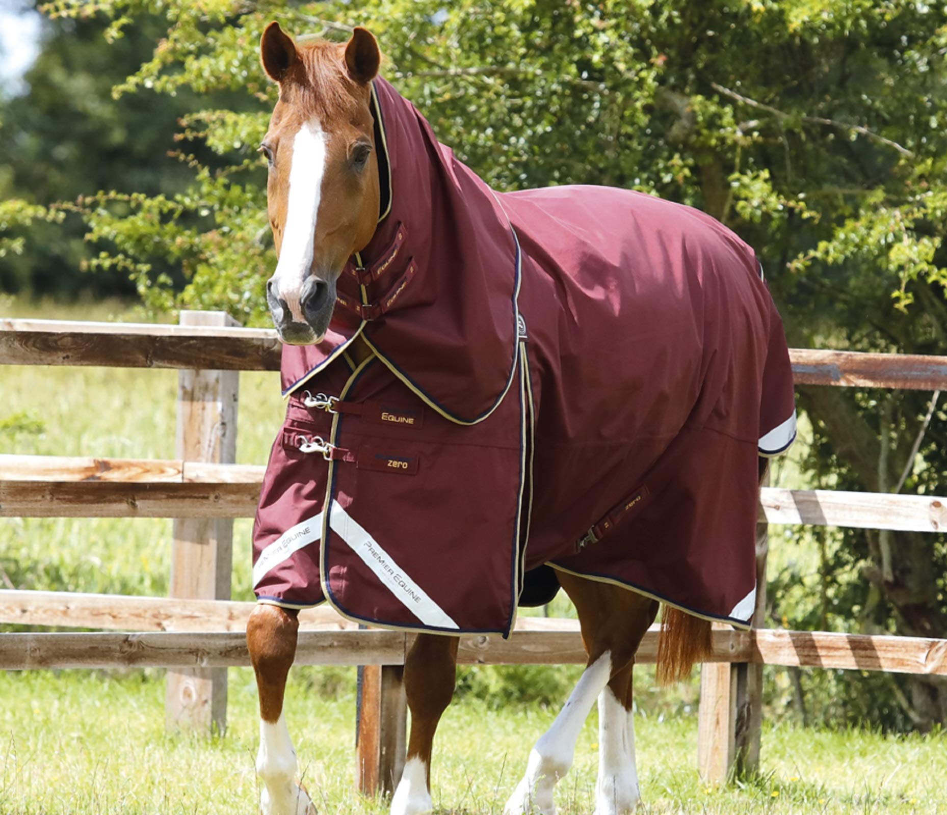Premier Equine Manta Impermeable para Caballos con cubrecuello Buster 0 g