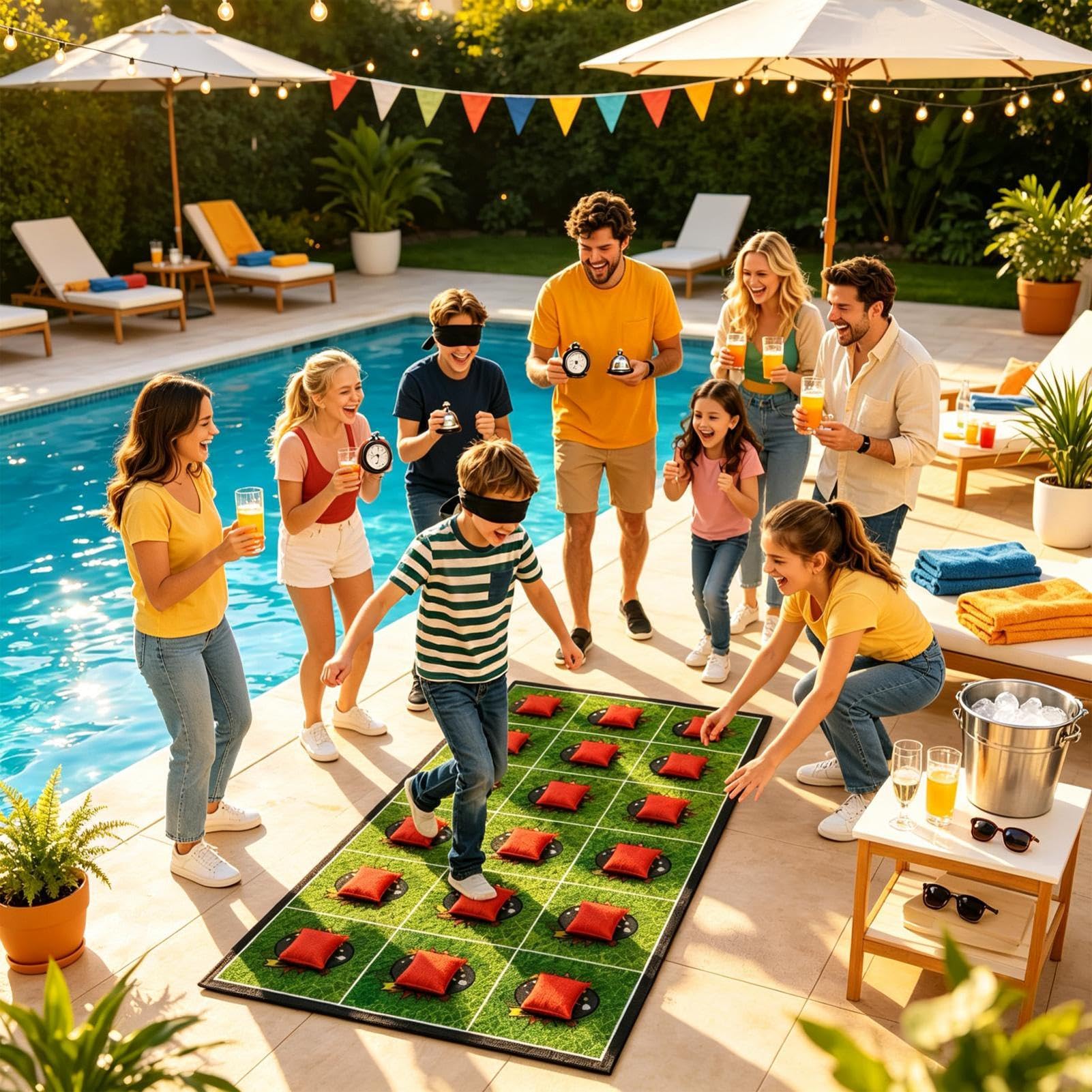 Giochi divertenti in famiglia campo minato interattivo 3 modalità attività