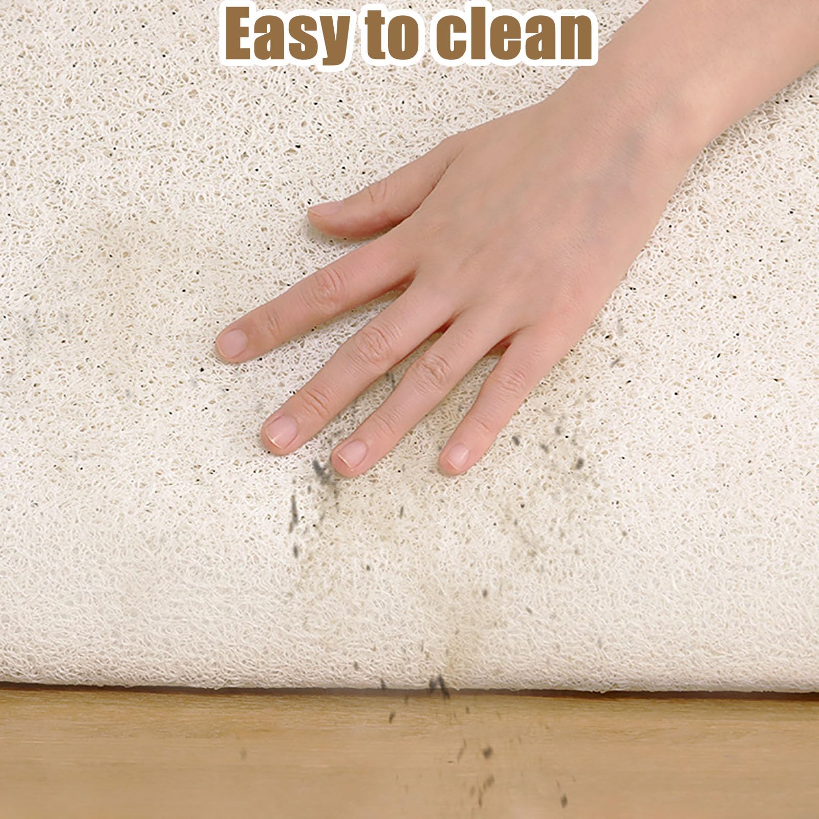 Alfombrilla de Ducha Antideslizante para bañera, Esponja de baño, antisector, Textura Suave, Secado rápido, Orificios de Drenaje, Orificios de Drenaje en el Interior de la Ducha o