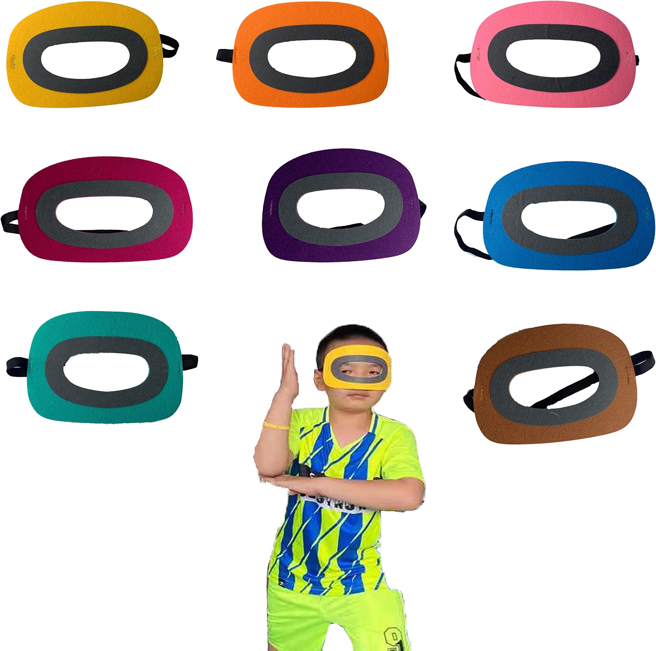 BBNNEXR Among Undercover Game For Video Game Party Decoration,8 Pieces Among Undercover Game In Mask For Video Game Fans Kids