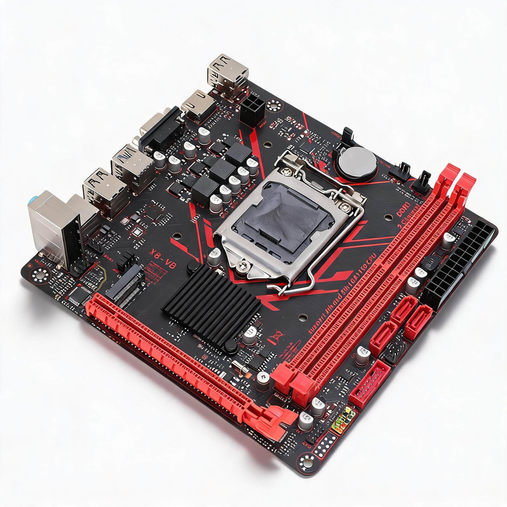 Bewinner H81 Micro ITX Motherboard for LGA1150 with DDR3 1920x1080, 60Hz, Serial ATA M.2 NVME Mining Motherboard for Core i7 i5 i3 CPU (1000Mbps Network Card)-image-46