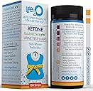 life2O DoubleCheck Ketone Test Strips 180ct, 50x More Dependable Keto Test, Ketosis Test Strips for Urine, Ketones Urinalysis Urine Test Strip for Ketogenic, Low-Carb, Paleo & Atkins Diets
