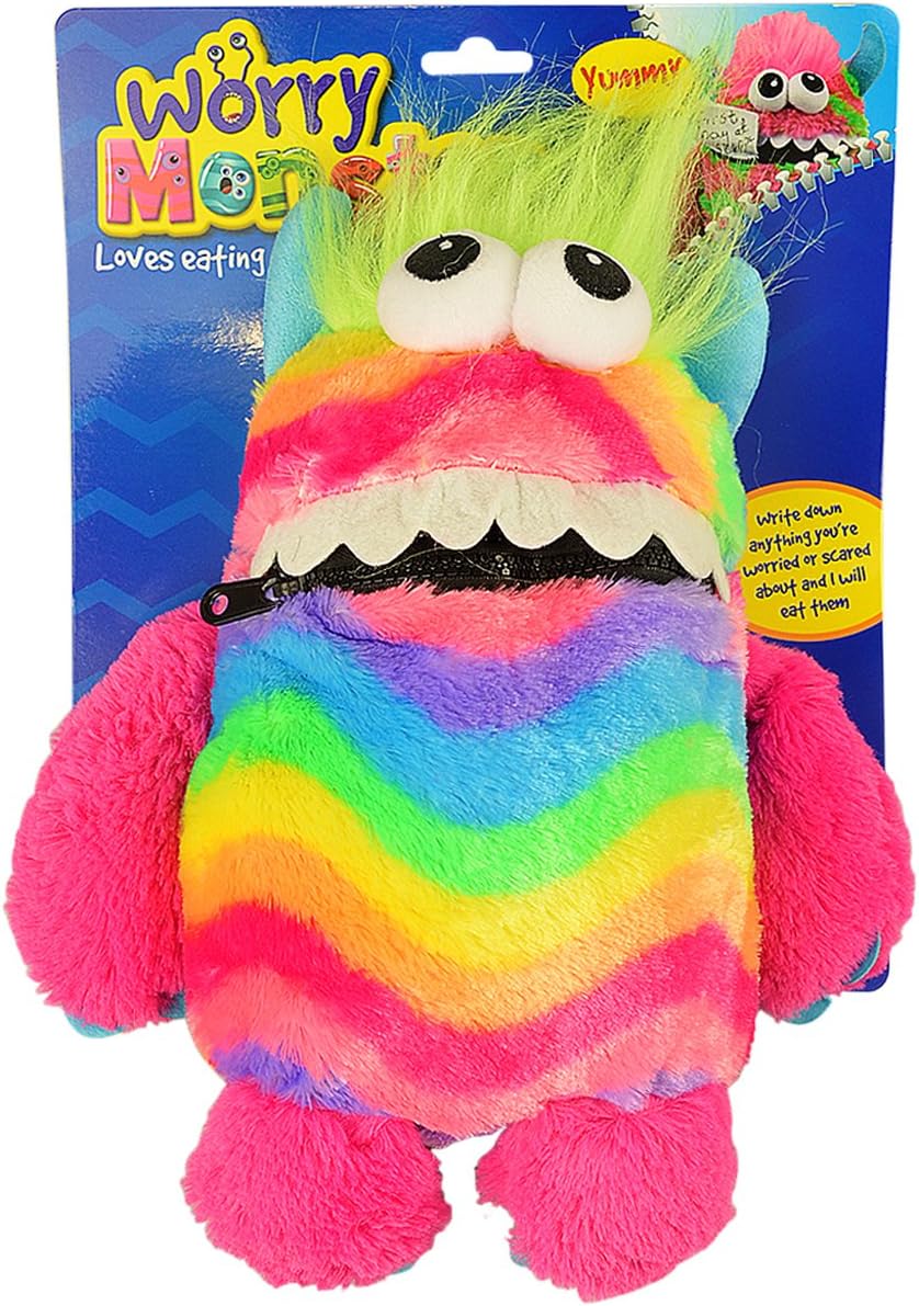 PMS 9" PLUSH WORRY MONSTER RAINBOW