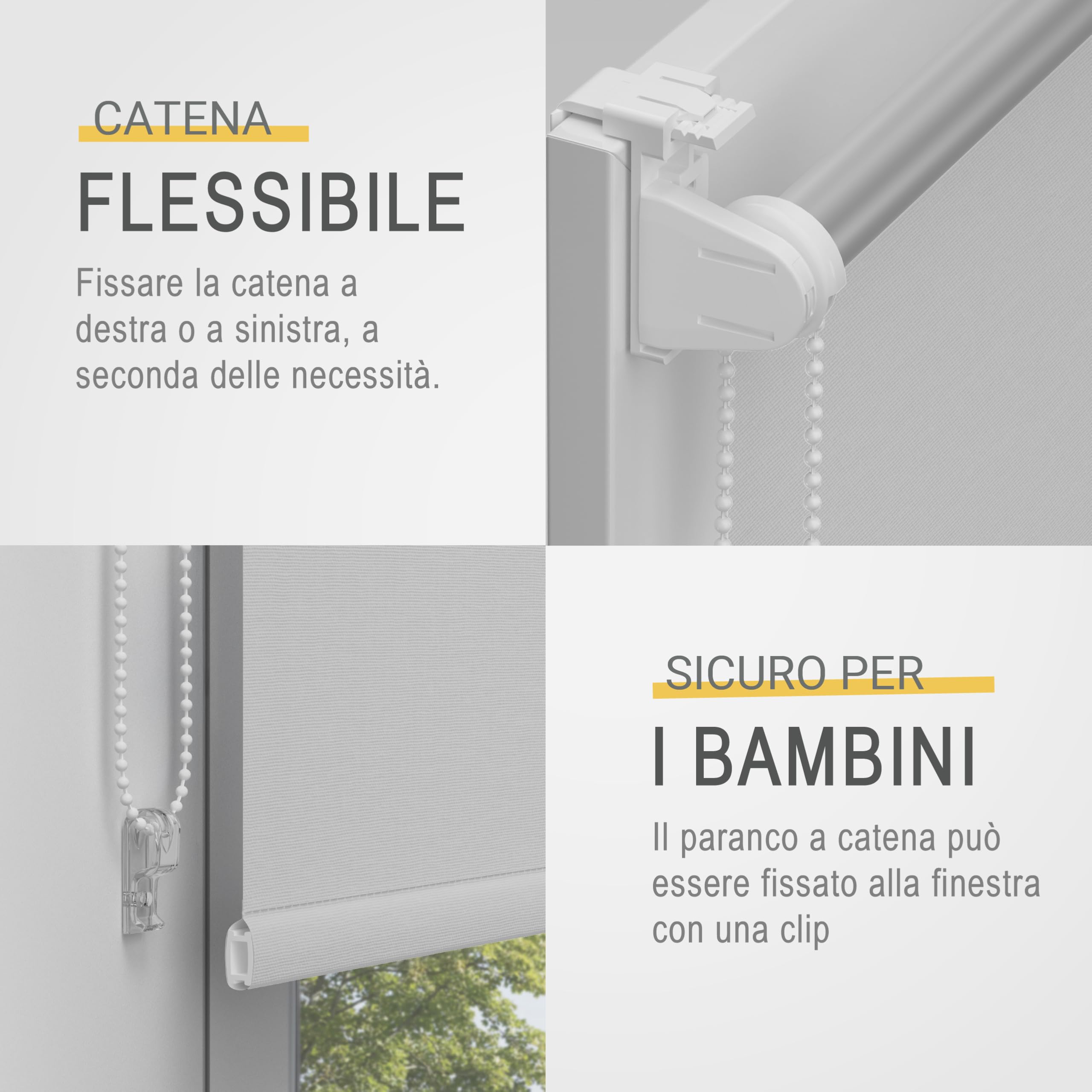 Sol Royal tenda a rullo termica isolante e oscurante con ganci per telaio | 85x160cm bianco per inclusi rivestimento termico finestra tapparella interna SolReflect T42