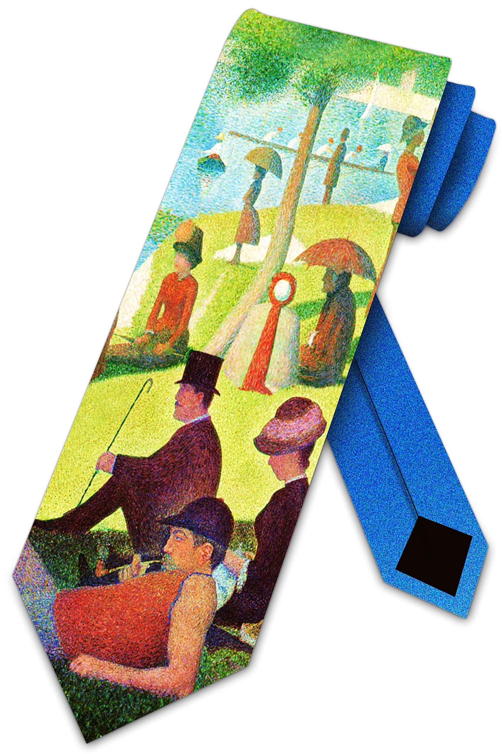 Three Rooker Sunday in the Park Tie Mens Art Necktie