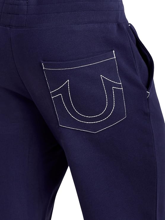 True Religion Mens Classic Logo Jogger Sweatpants