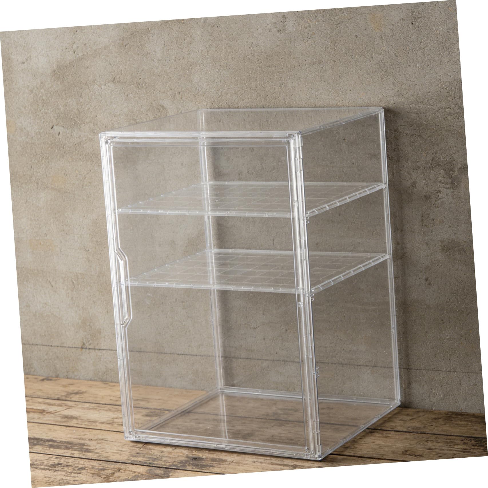 Babyflaschen und Magnetischer Tür Aufbewahrungsbox aus Acryl mit 3 Ebenen Verstellbaren Trennwänden zum Schutz vor Kratzern für Badezimmer und Kinderzimmer