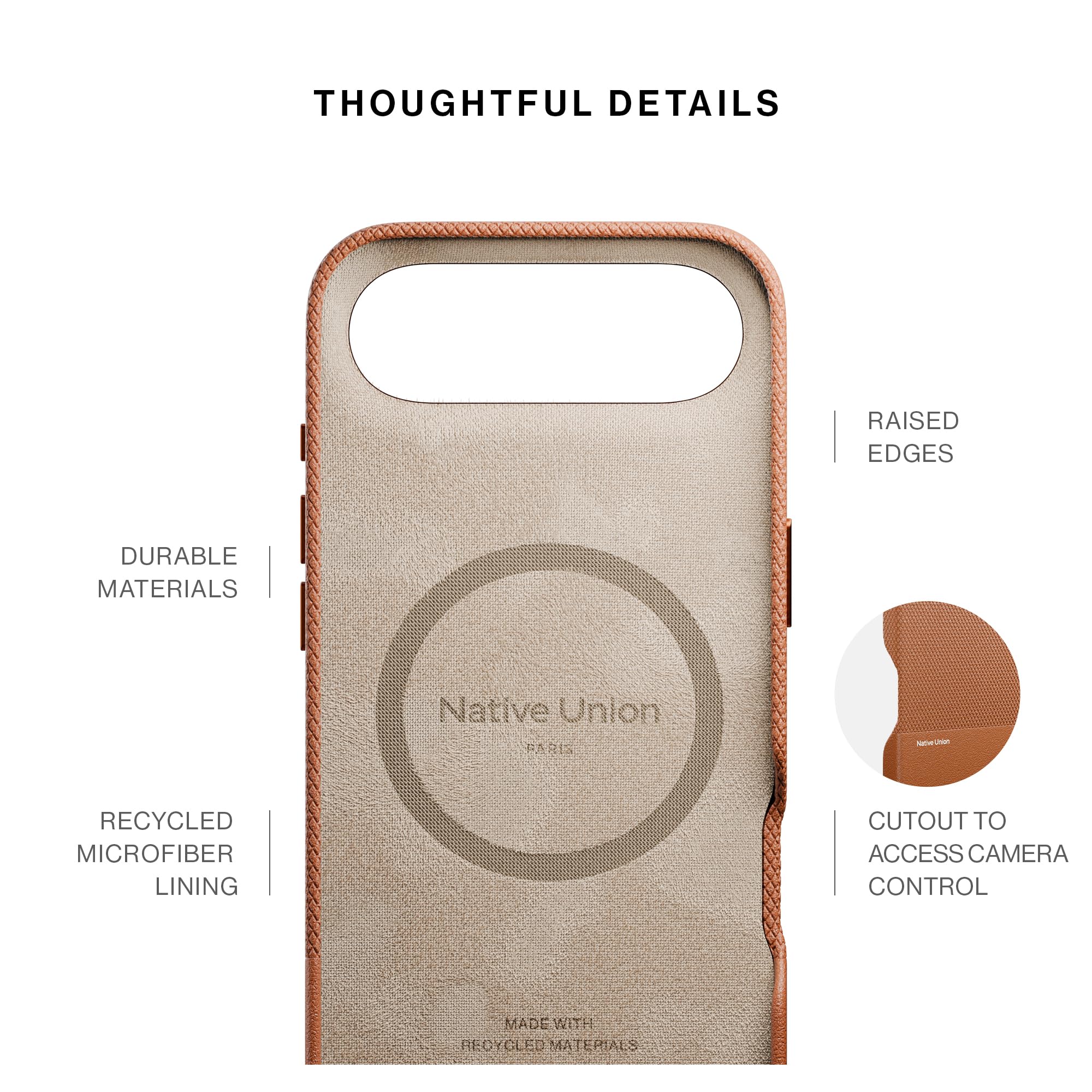 iPhoneアクセサリー Native Union (Re)Classic Case 3.0 Tan Amazon.co.jp: Native Union (Re)Classic Case 3.0 - ネイティブ