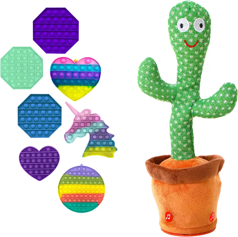 Dansande kaktus talande och musikleksak