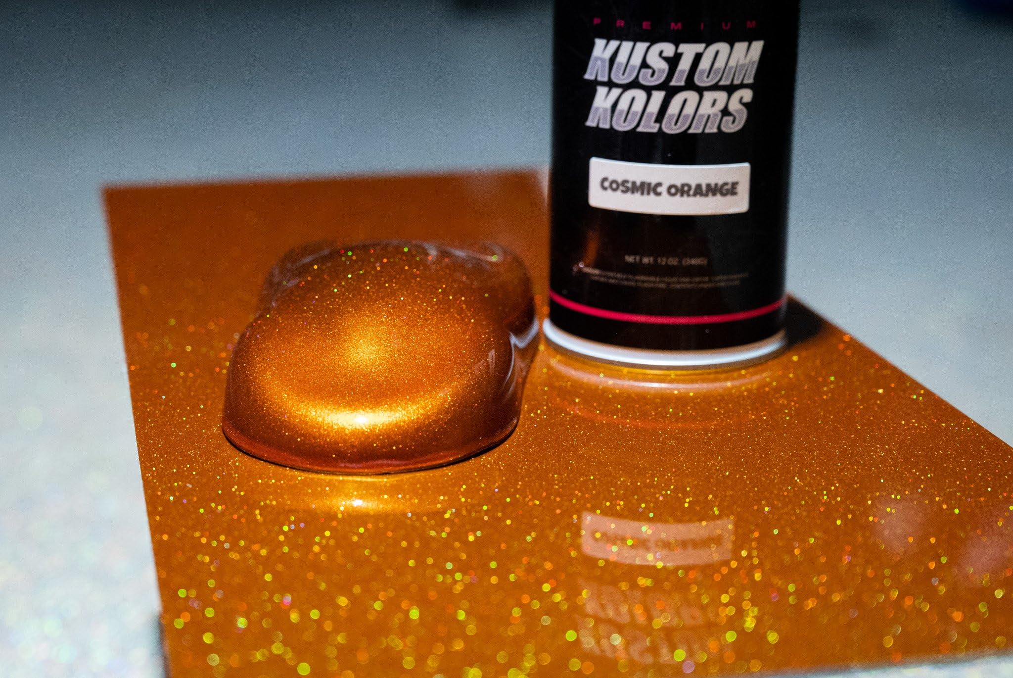 Spray Can 12oz Cosmic Orange Basecoat Paint 1:1 Mix Ratio | Professional-Grade Automotive Paint with High Gloss Finish - Polyurethane