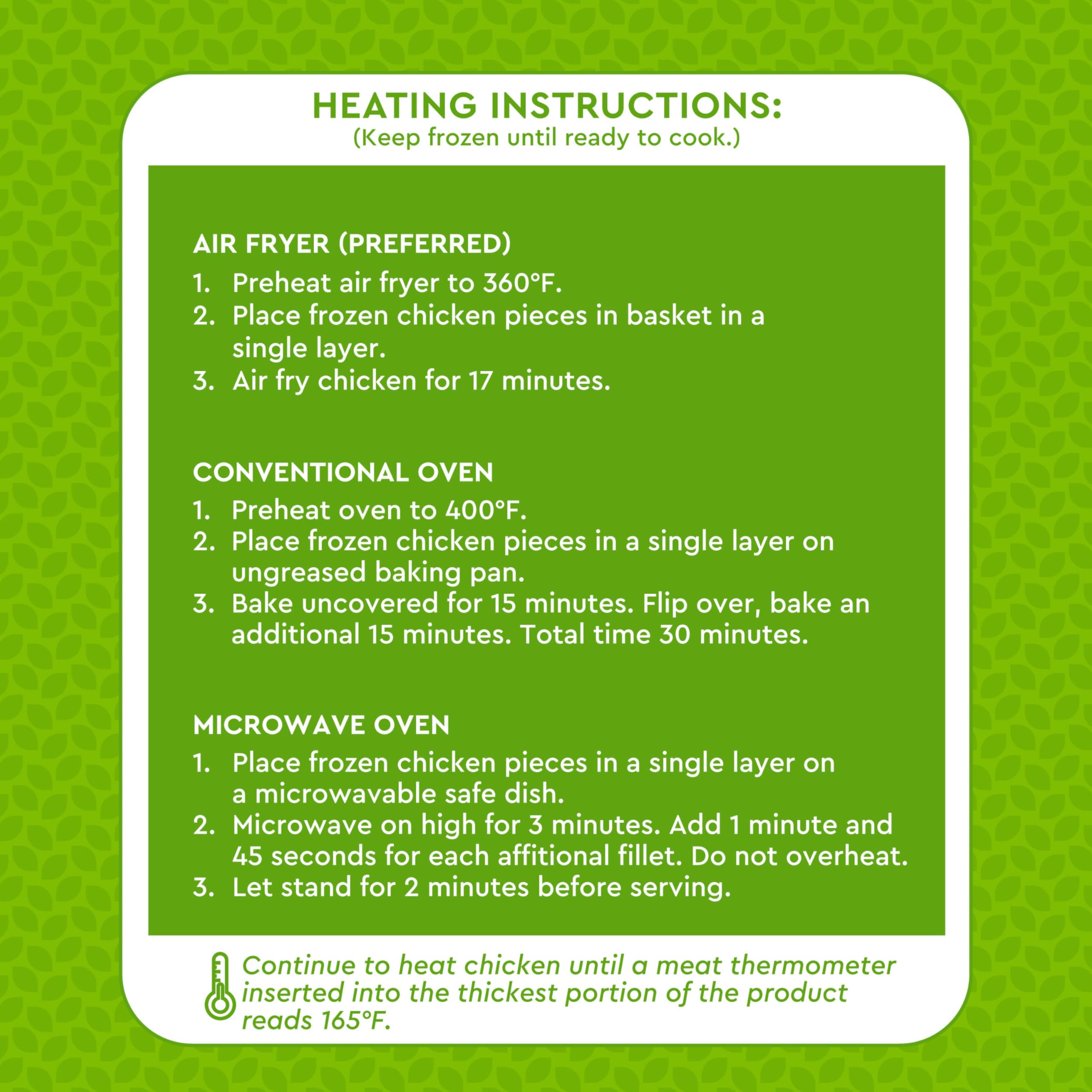 Just Bare Chicken Lightly Breaded Spicy Breast Fillets Fully Cooked 22 G Protein Frozen 1 50 LB — view 7