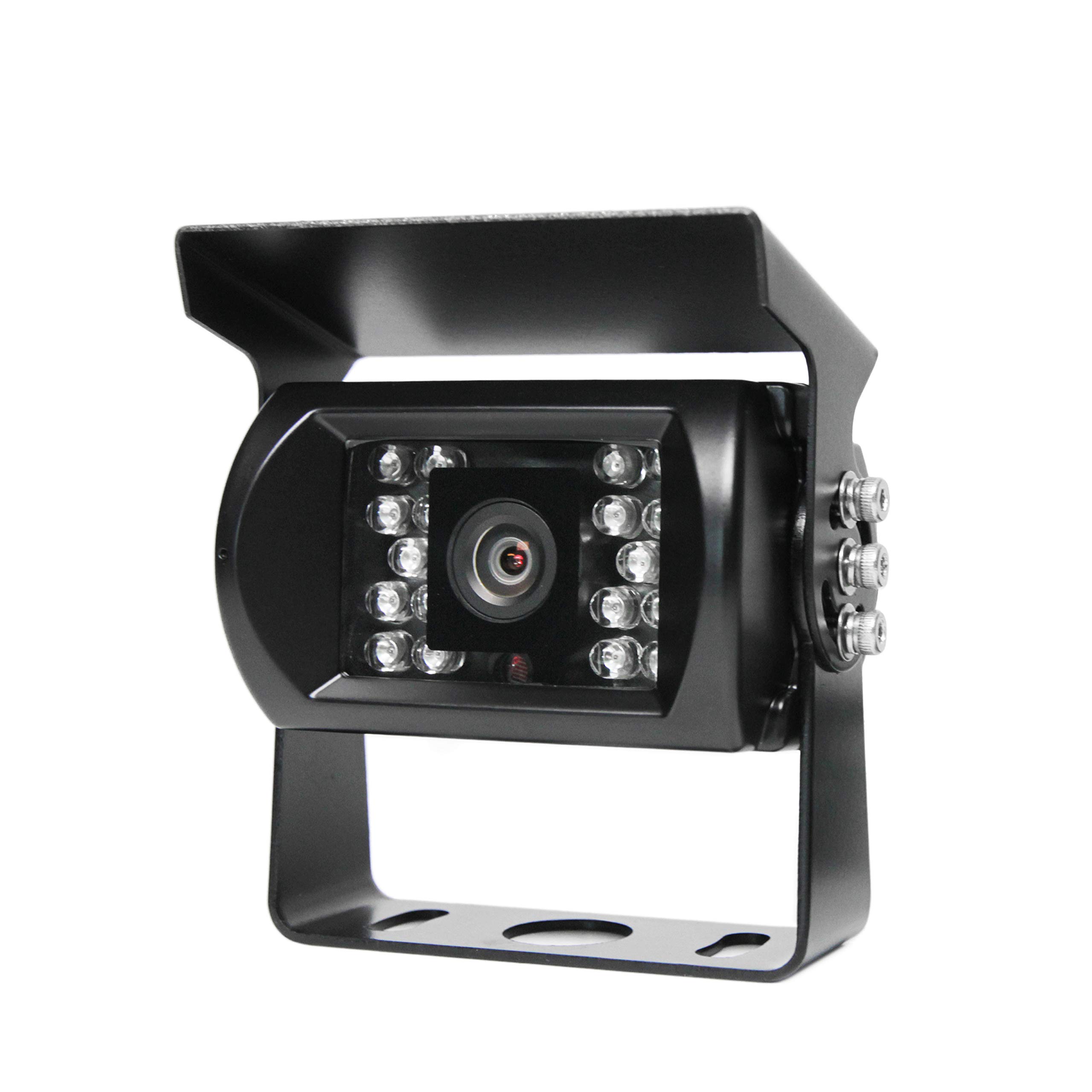 Rear View Safety Waterproof Backup Camera with Infra-red Night Vision - Commercial Grade - Built for RV's, Trucks, Trailers and Buses - RVS-770-03