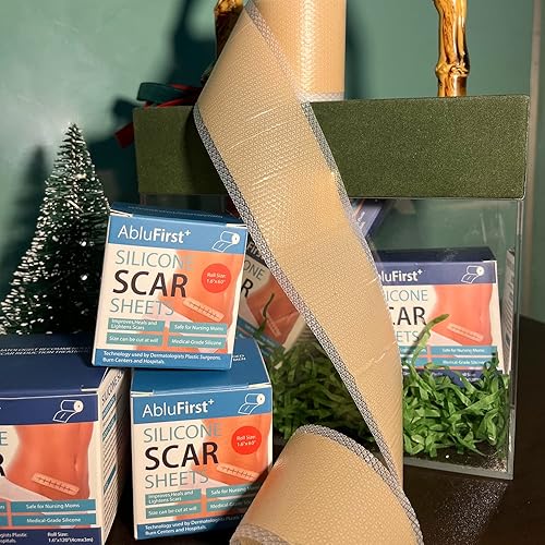 Miniatura 7 de Cinta de silicona para cicatrices (rollo de 1.6 x 60 pulgadas, rollo de 4.9 ft), hojas de cicatriz de silicona médica, tiras, cicatrices, hojas