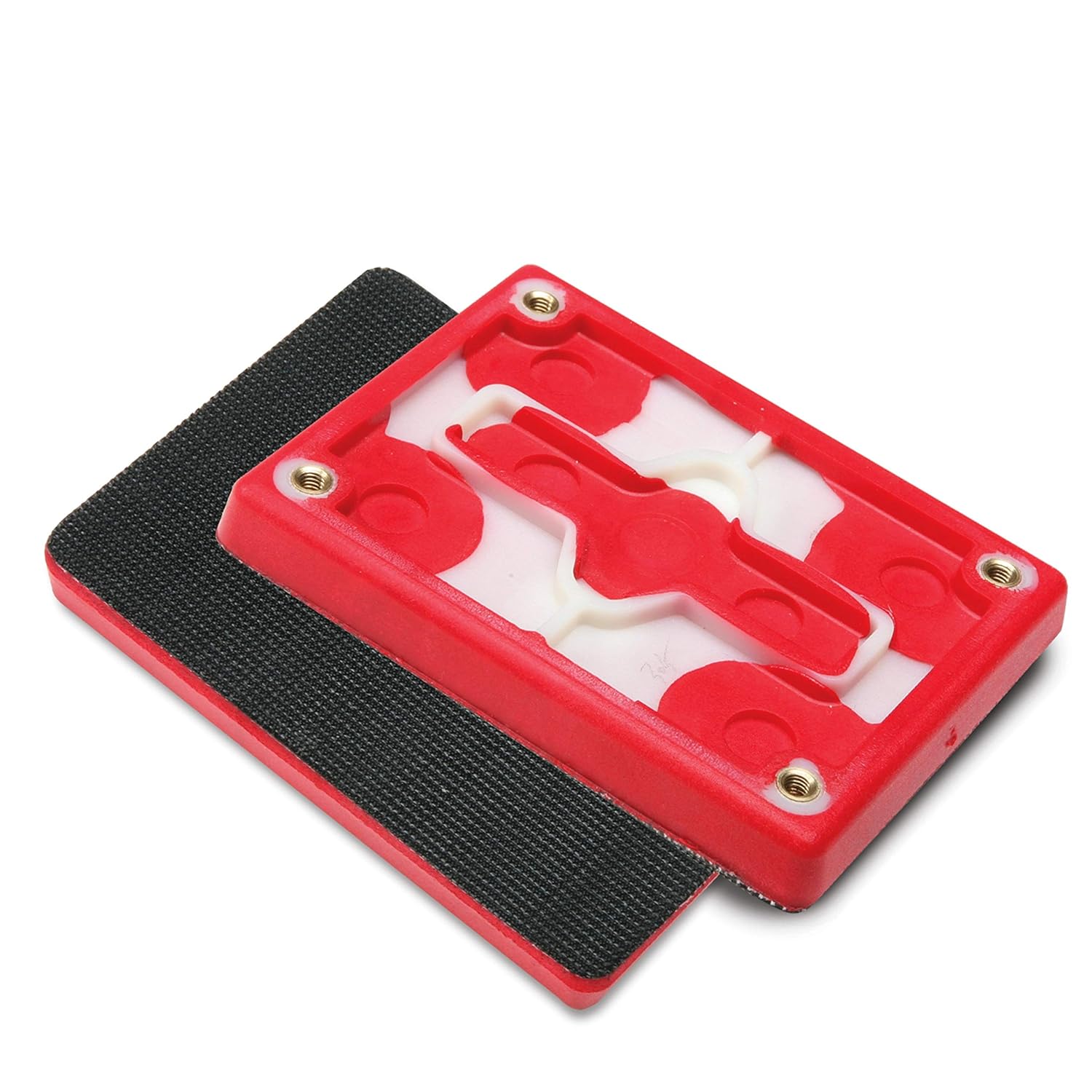 Cubitron Hookit Pad 20433, 3 in x 4 in x 1/2 in Red Foam 3" x 4" (Pack of 1)