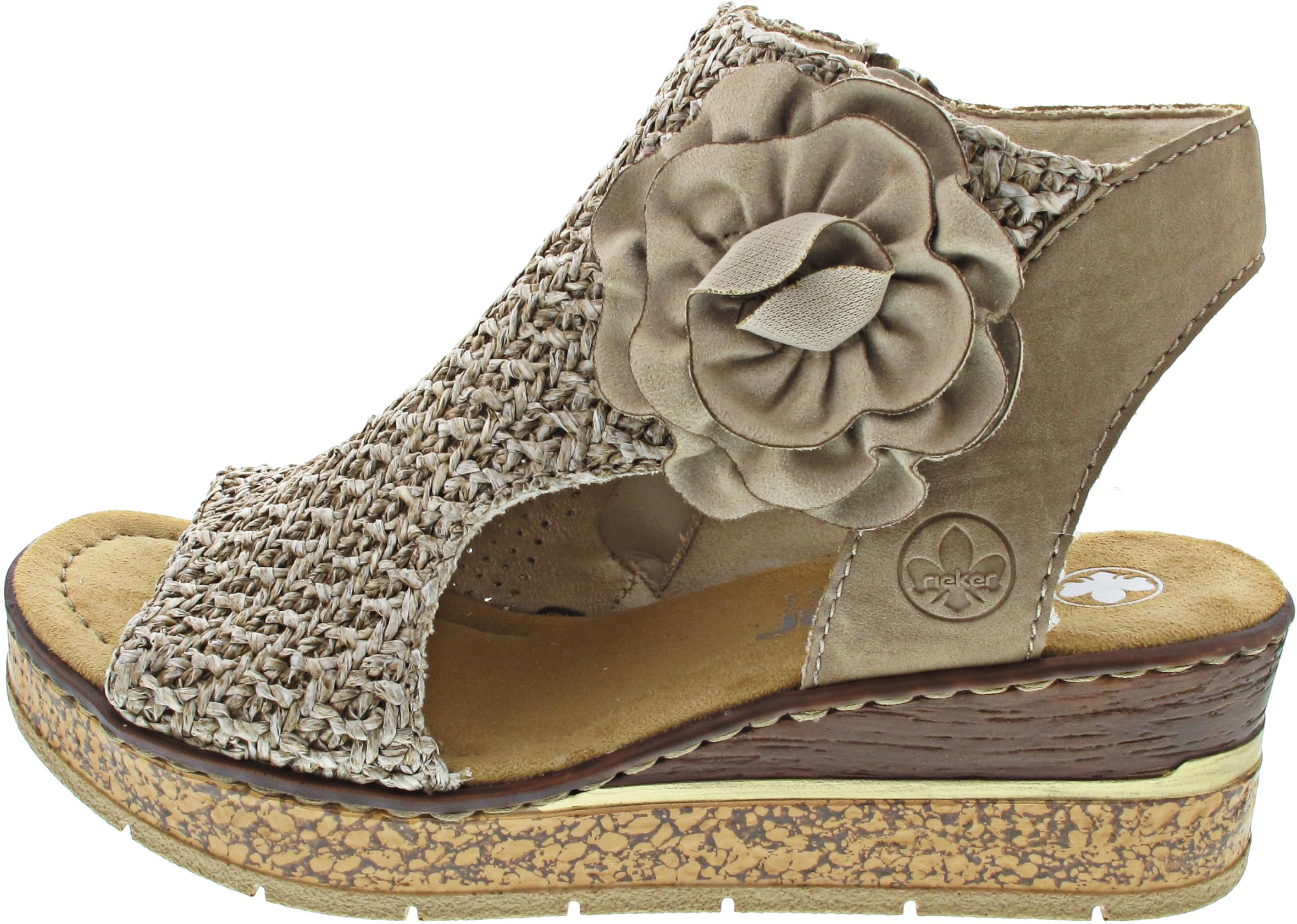 Rieker Women's Mules 63778, Women's Slippers, Beige 60, 6 UK