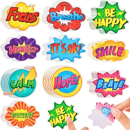 Calcoanías Sensoriales Para Ansiedad, Respiración, Cala Y Ansiedad