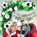 Rozi Decoration Football Theme Birthday Decoration Items Set of 78 Pcs Happy Bday Decoration Item for Boys |2 Year Birthday Decor Items gallery image