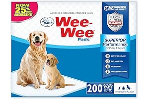 Four Paws Wee-Wee Superior Performance Dog Training Pads 200 Count