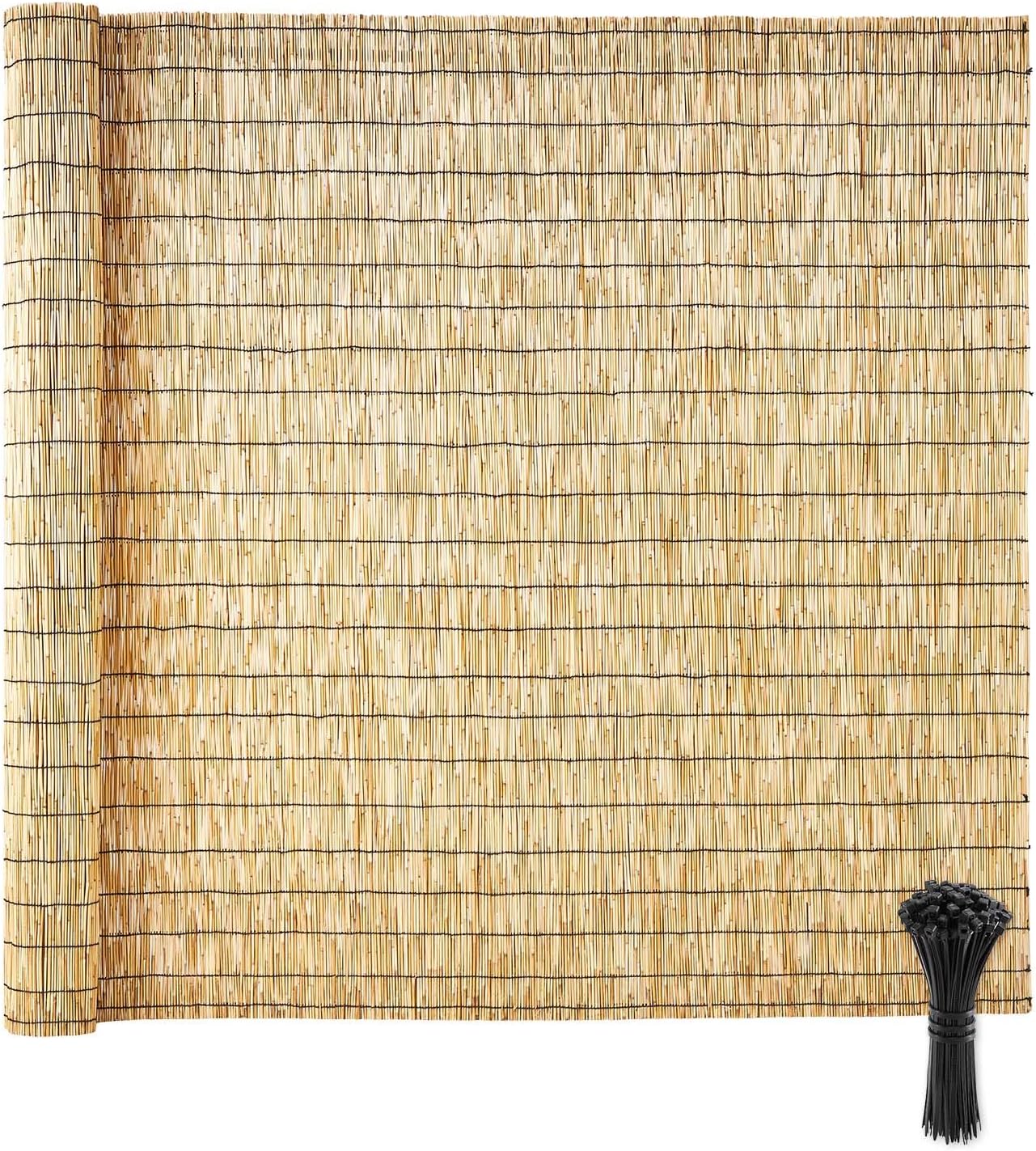 Amazon.com : VEVOR Natural Reed Fencing, 5.58 x 16.4 ft, Decorative ...