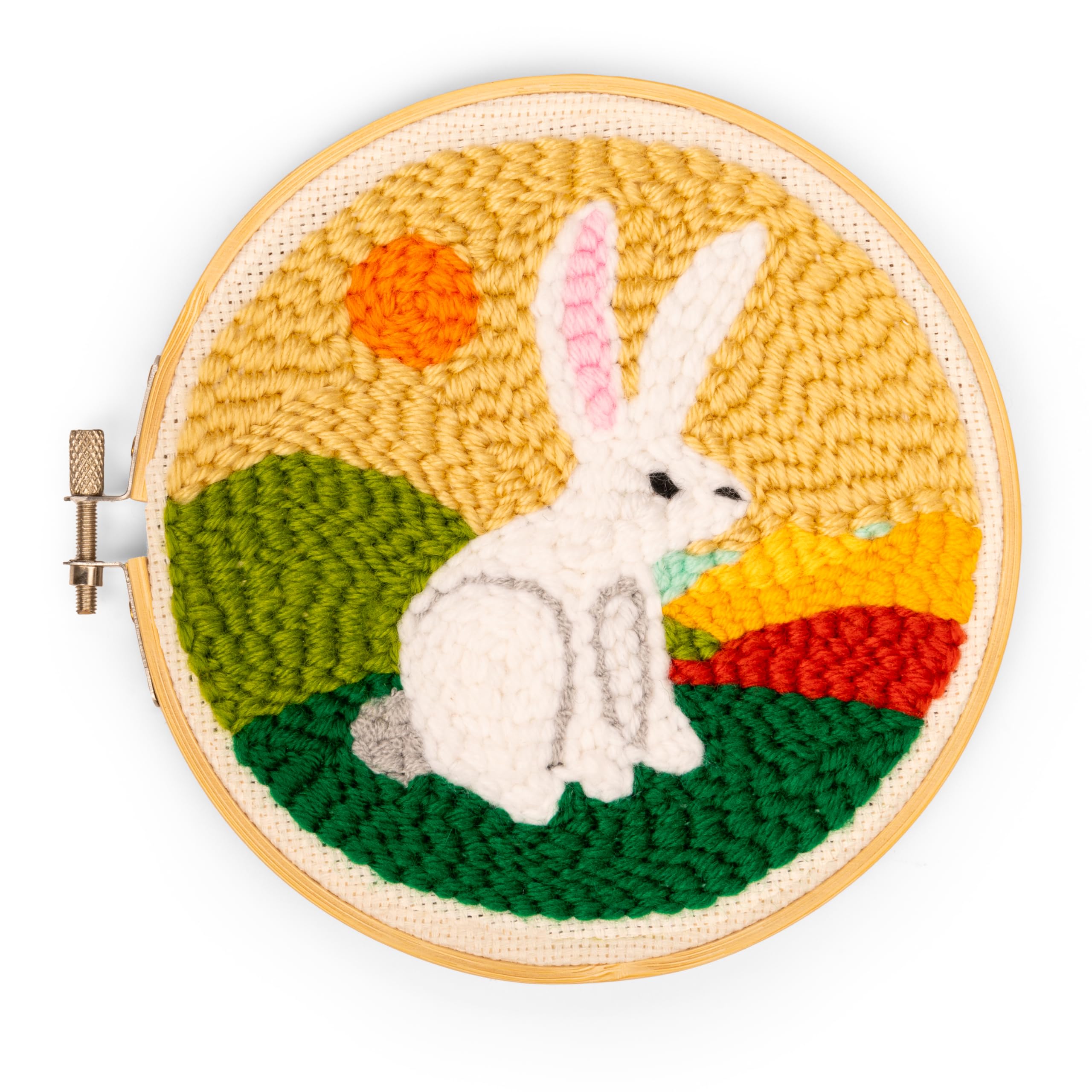 Kikkerland Punch Needle - Hare - Includes Everything Needed
