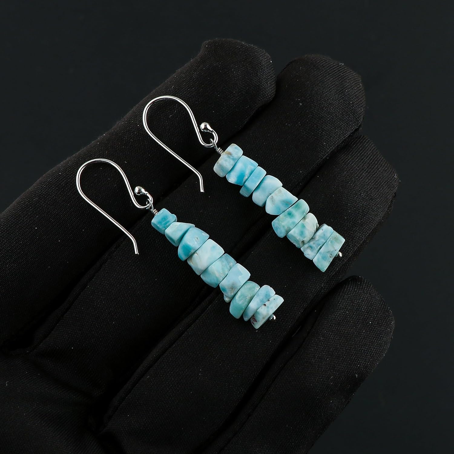 CRYSTALIS Beads Crystals Dainty Earring Set Jewelry for Women, Natural Beaded Gemstone, Chakra Healing Crystal, Wardrobe Essential Jewelry, 925 Sterling Silver