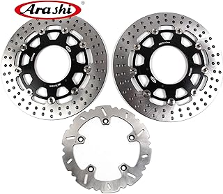 Arashi Rotores de disco de freio traseiro dianteiro para BMW F700GS 2013-2015 ABS 2013-2018 / F800GS ABS 2009-2018 Acessórios de substituição de motocicleta preto GS800 GS700 GS 700 800
