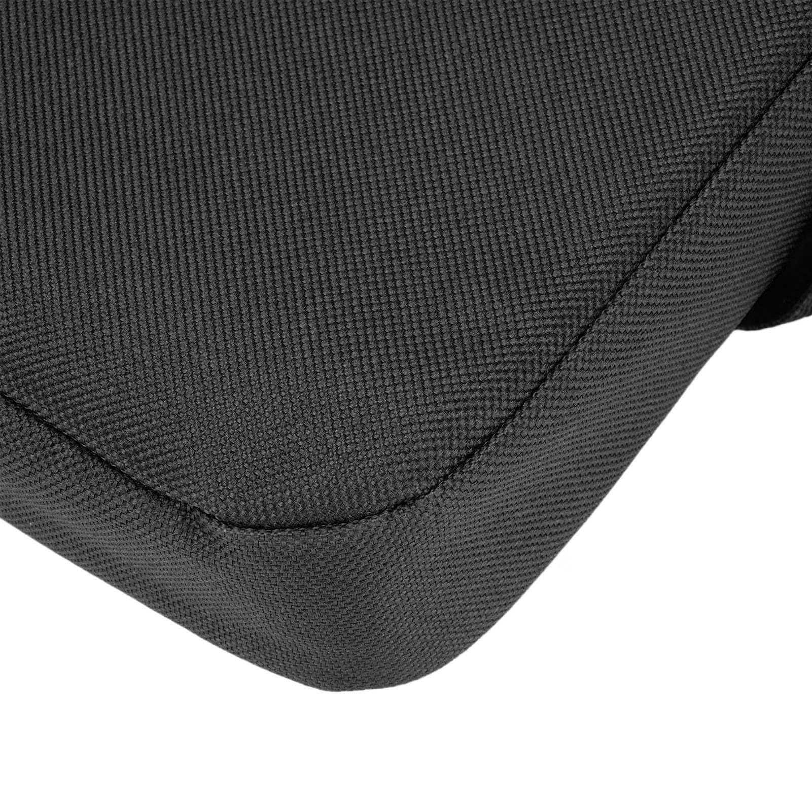 Portable Handle Bleacher Cushion, Portable Wide Padded Stadium Seat Cushion with Back Support Great Comfort Bleacher Chair for Outdoor Events and Bench Seating (BLACK)