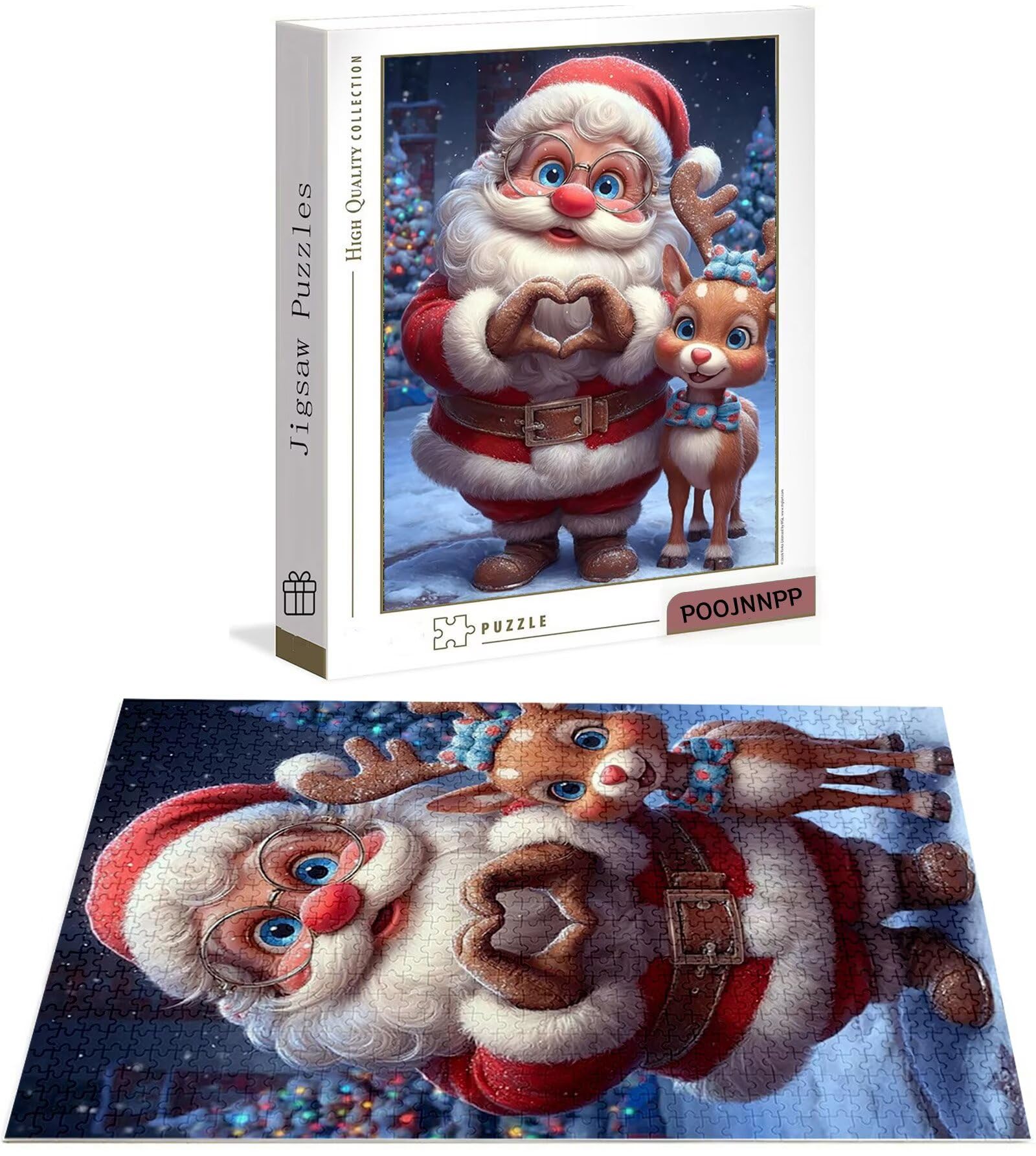 Puzzle 6000 Pezzi per Adulti Ragazzi, 3 4 5 Anni Puzzle Natale 6 7 8 Anni Giochi Educativi Sostenibili Con Motivi Per Adulti Da Gioco in Legno Di Alta Qualità Jigsaw Anziano per Gioco Familiare B-9000