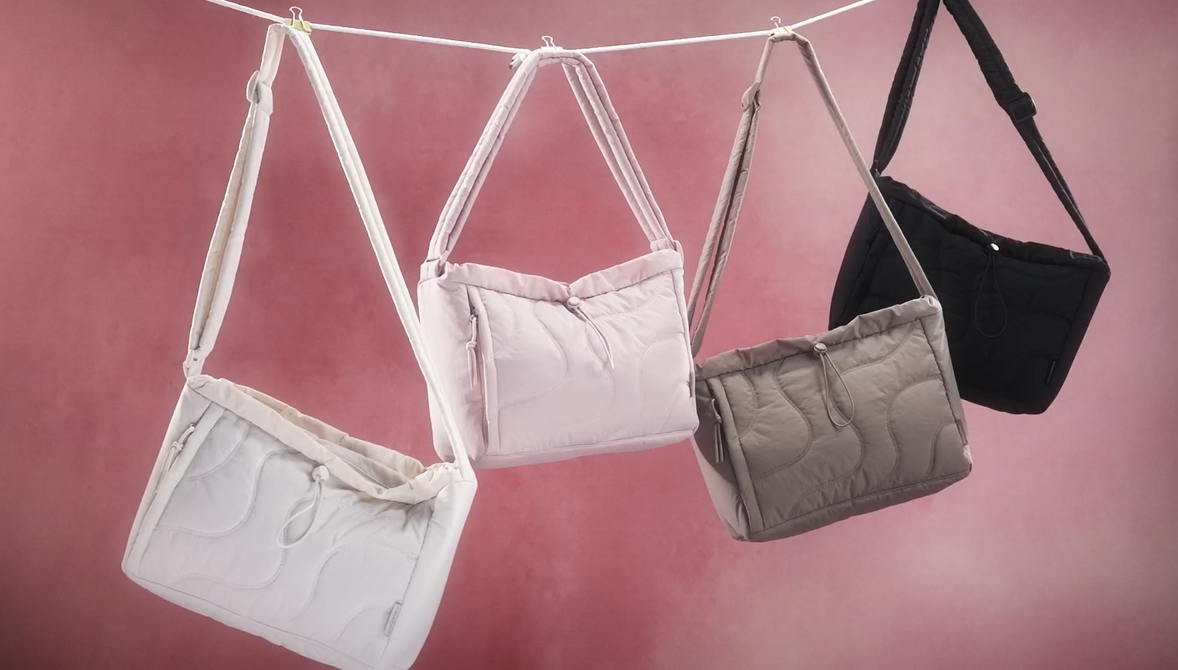 bagsmart Handtas voor dames, grote uitbreidbare, buffer