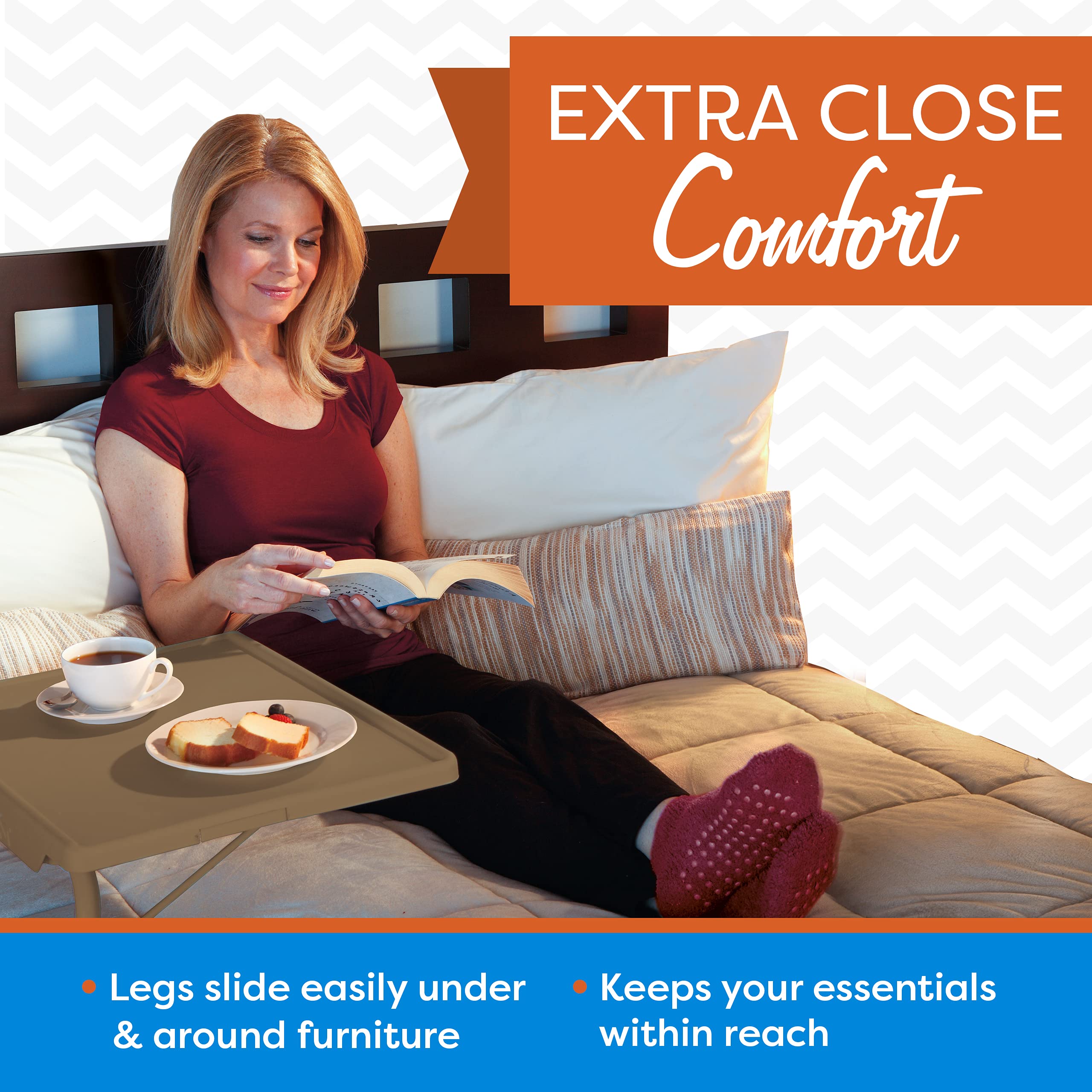 Table Mate II TV Tray Table Folding TV Dinner Table, Couch Table