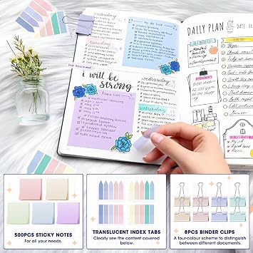 69 PCS Aesthetic School Supplies with Pink Pencil Case, 12 Pastel Highlighters, 5 Gel Pens, 12 Mechanical Pencils 0.5 & 0.7 mm, Notebook, Sticky Notes for School Office Stationery