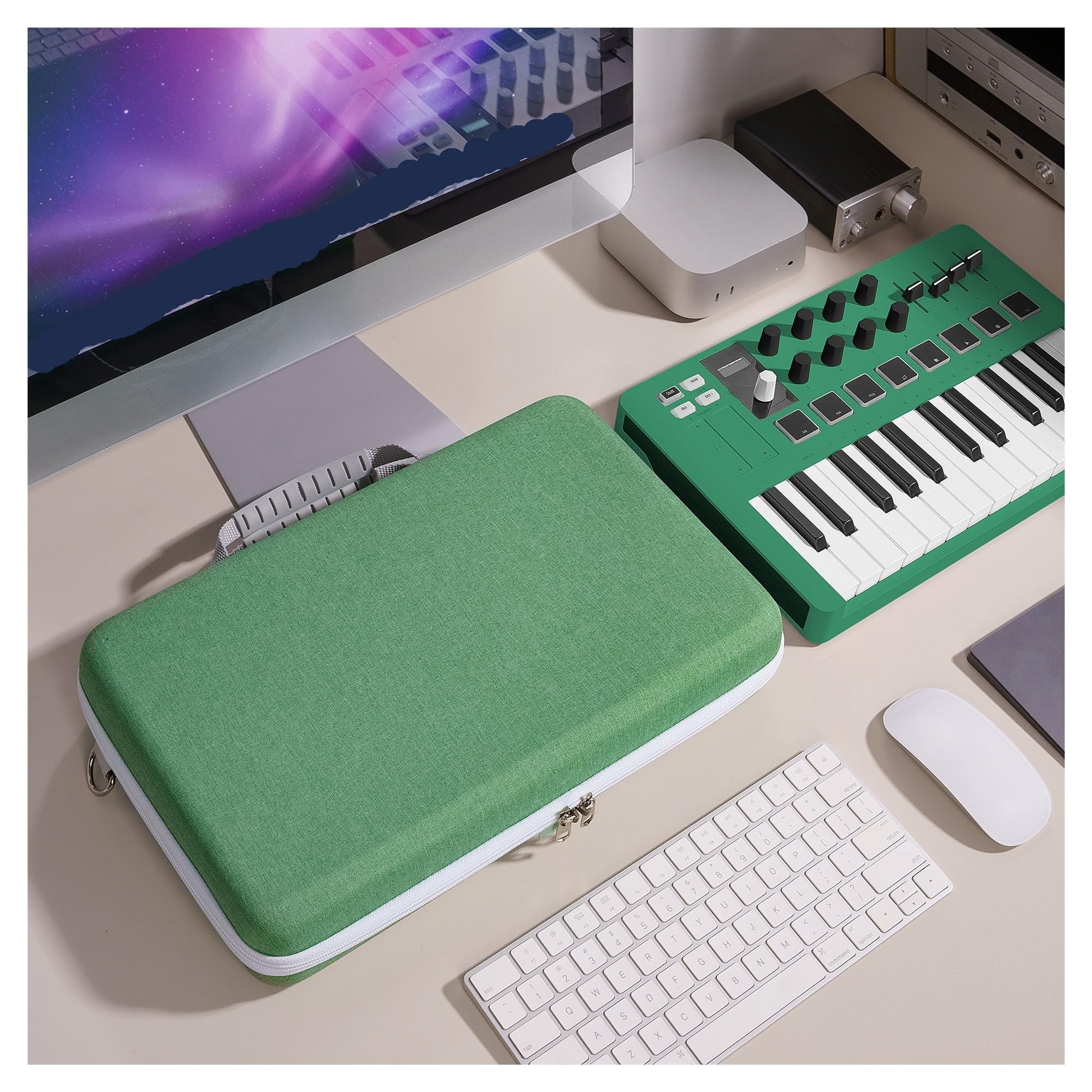 Borsa per Tastiera Custodia rigida da viaggio for controller tastiera MIDI professionale for USB, borsa for il trasporto