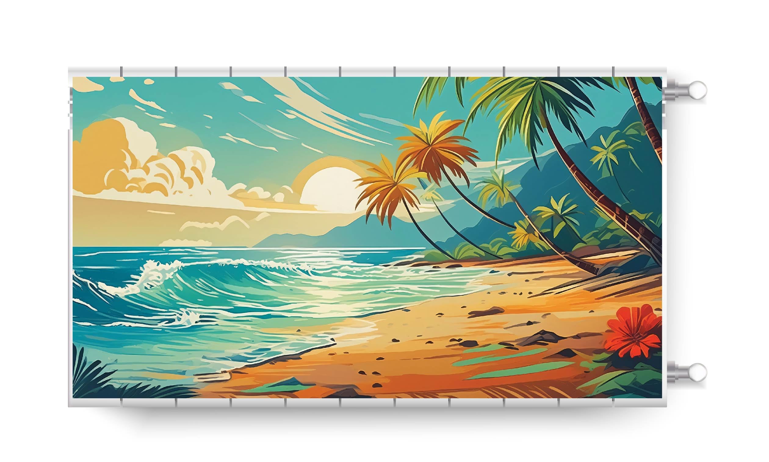 JAROGRAF Magnetic Radiator Cover – Decorative Interior Radiator Mat, Easy No-Drill Installation, and Designs