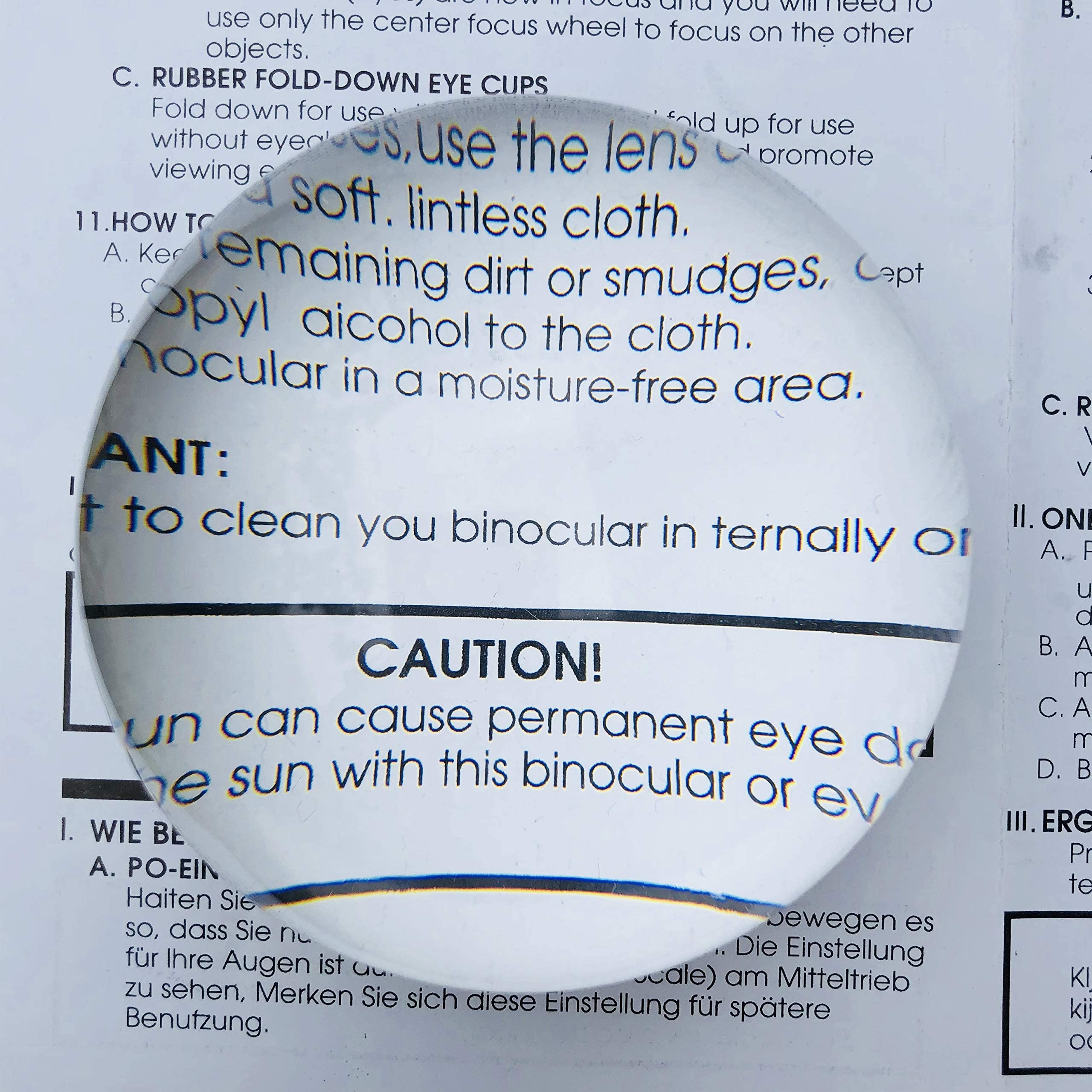 Dandelion 10X Dome Magnifying Glass Acryliy Paperweight Magnifier