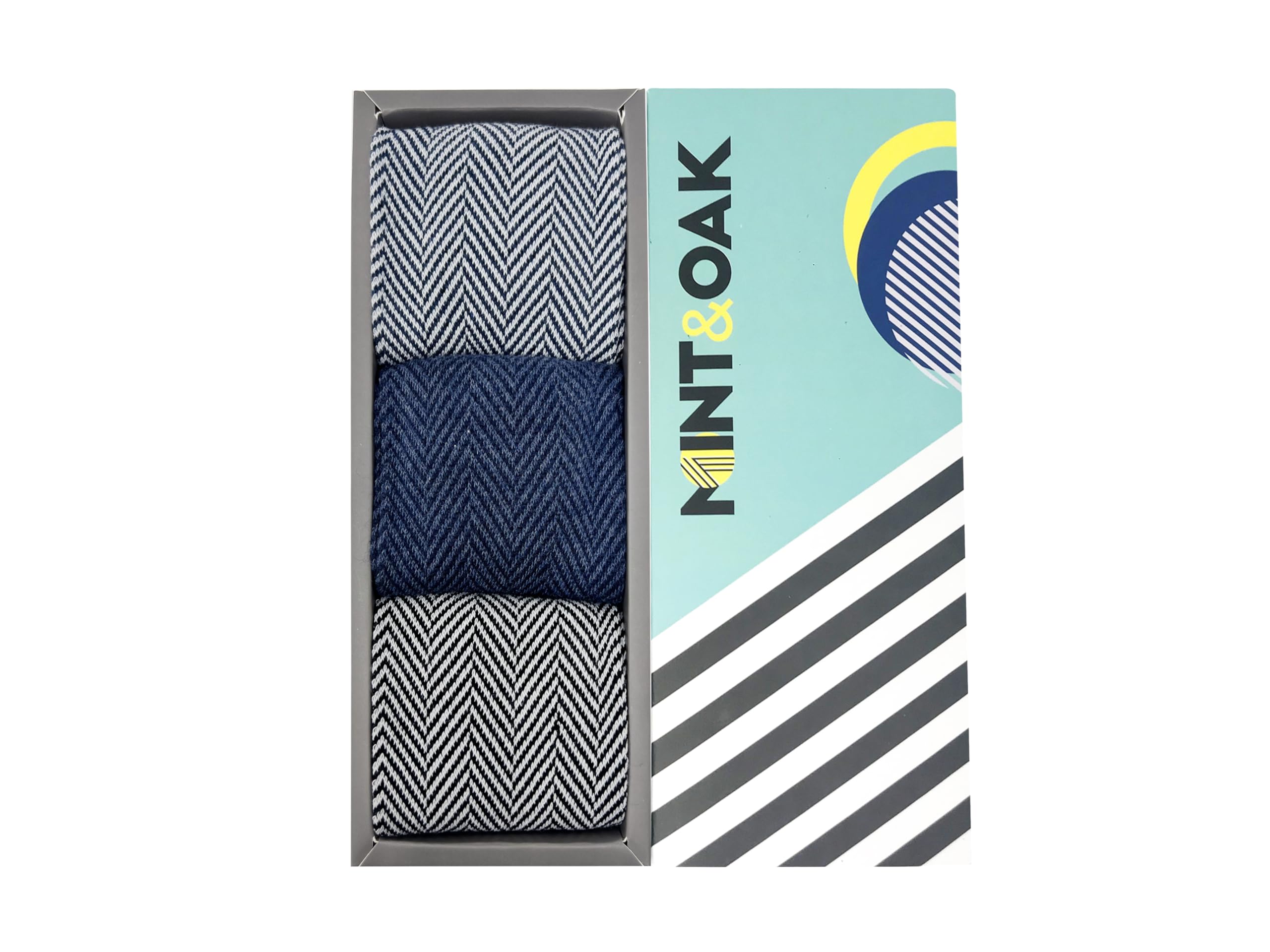 Printed Crew Socks For Men, Soft Cotton Calf Length Socks, Colorful Sock Gift For Men, Anti-Microbial & Odour Free, Funky Socks - Gift Box of 3-image-28