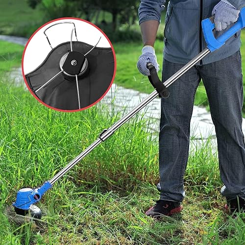 Miniatura 6 de Cabezal de recortadora de malezas eléctrica, repuesto de hoja de alambre de acero, carrete de recortadora, cabezal de recortadora de malezas,