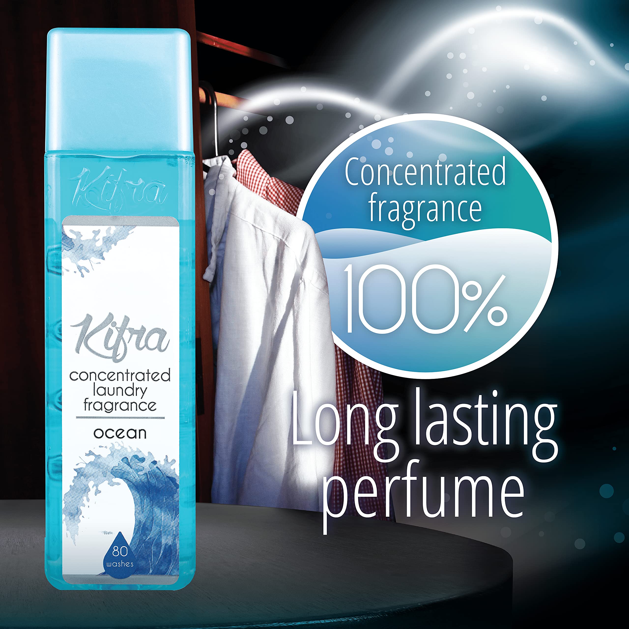 OCEAN - Fragancia concentrada para ropa sucia, 6.76 fl oz, 6.8 fl oz, 80 ciclos de lavado 5